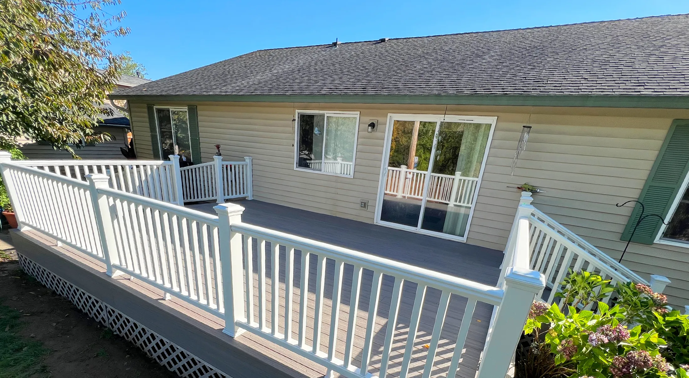 Residential deck and outdoor living improvement project