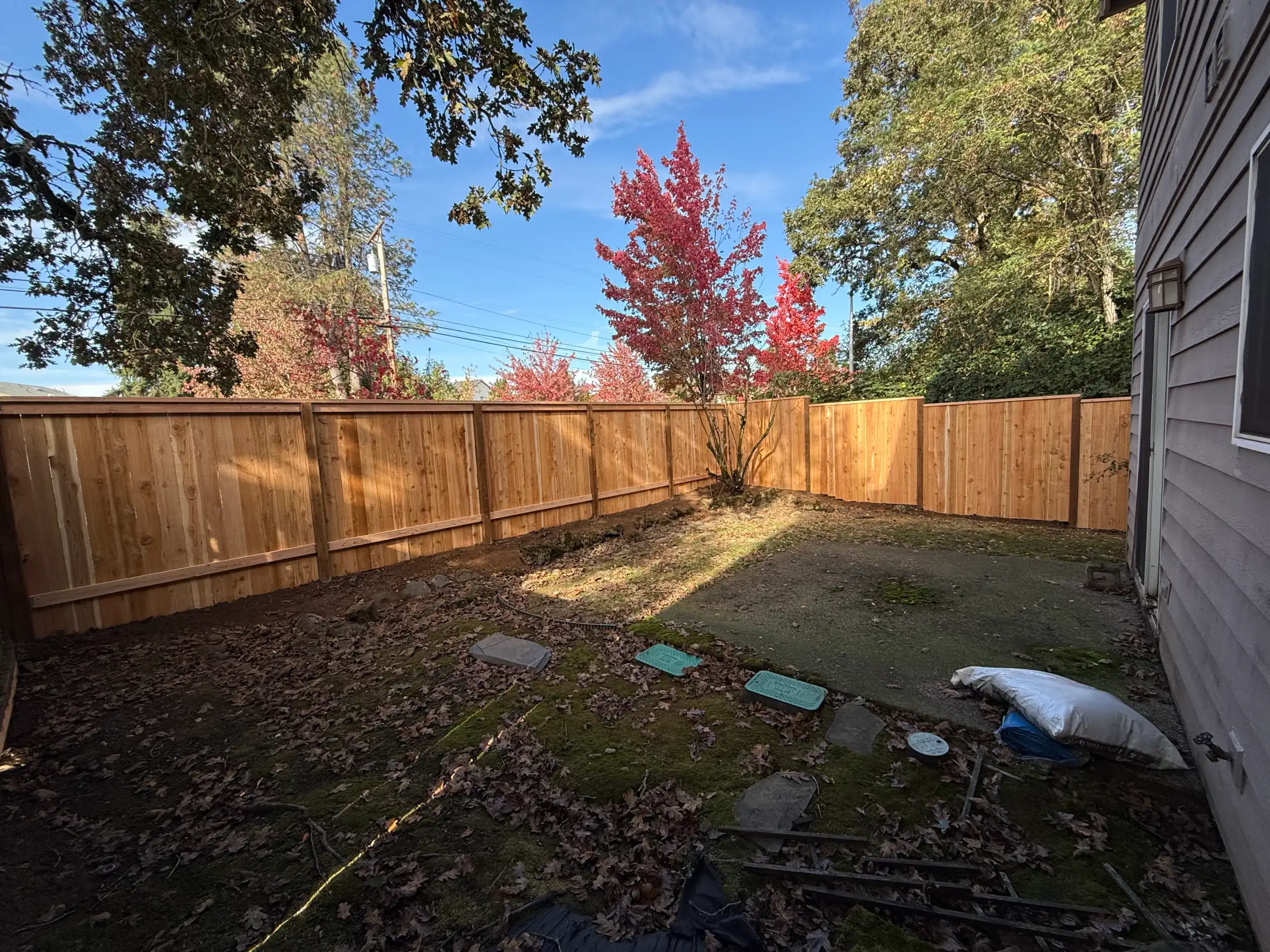 Residential fencing and exterior improvement project