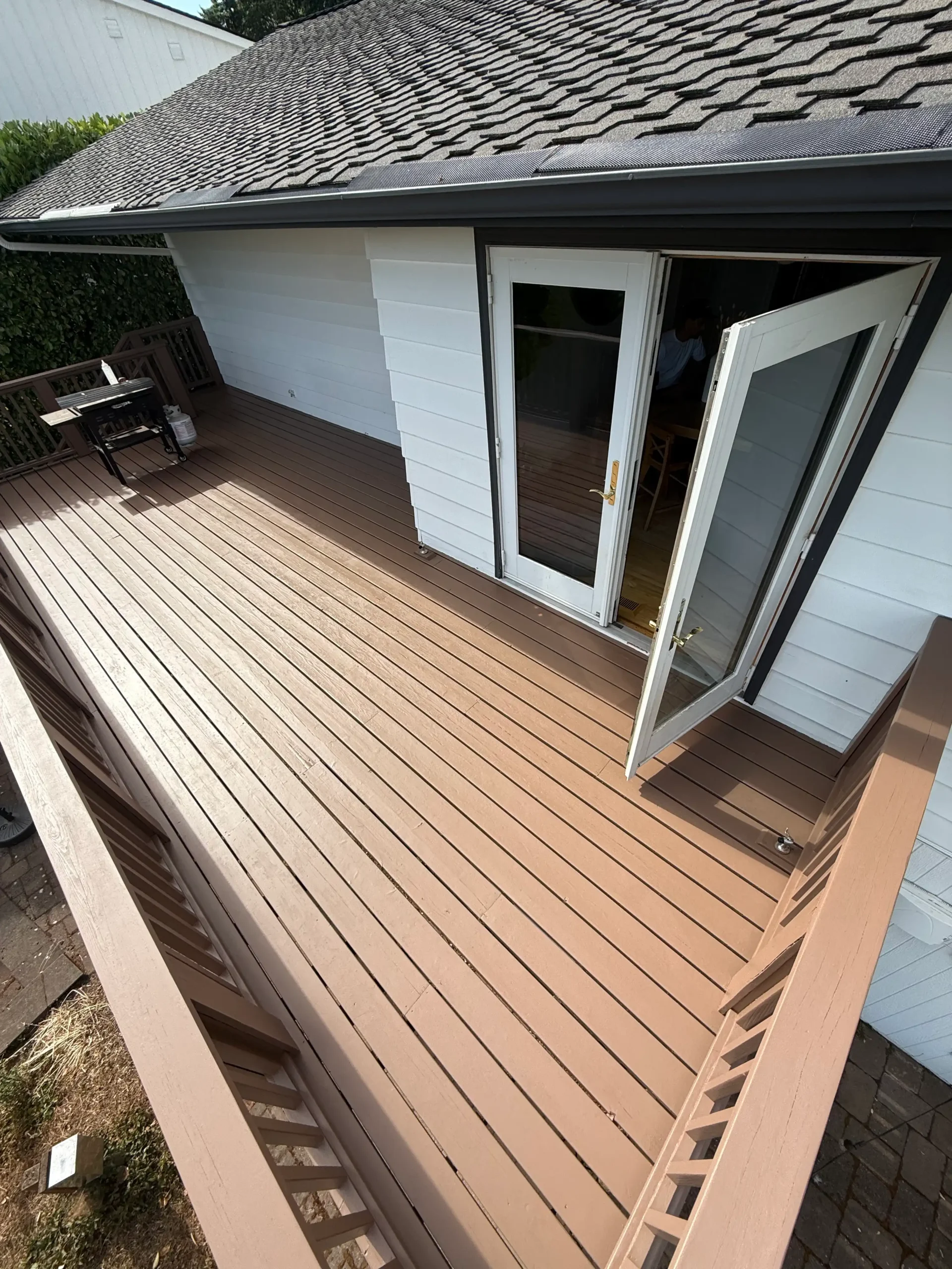 Residential deck and outdoor living improvement project