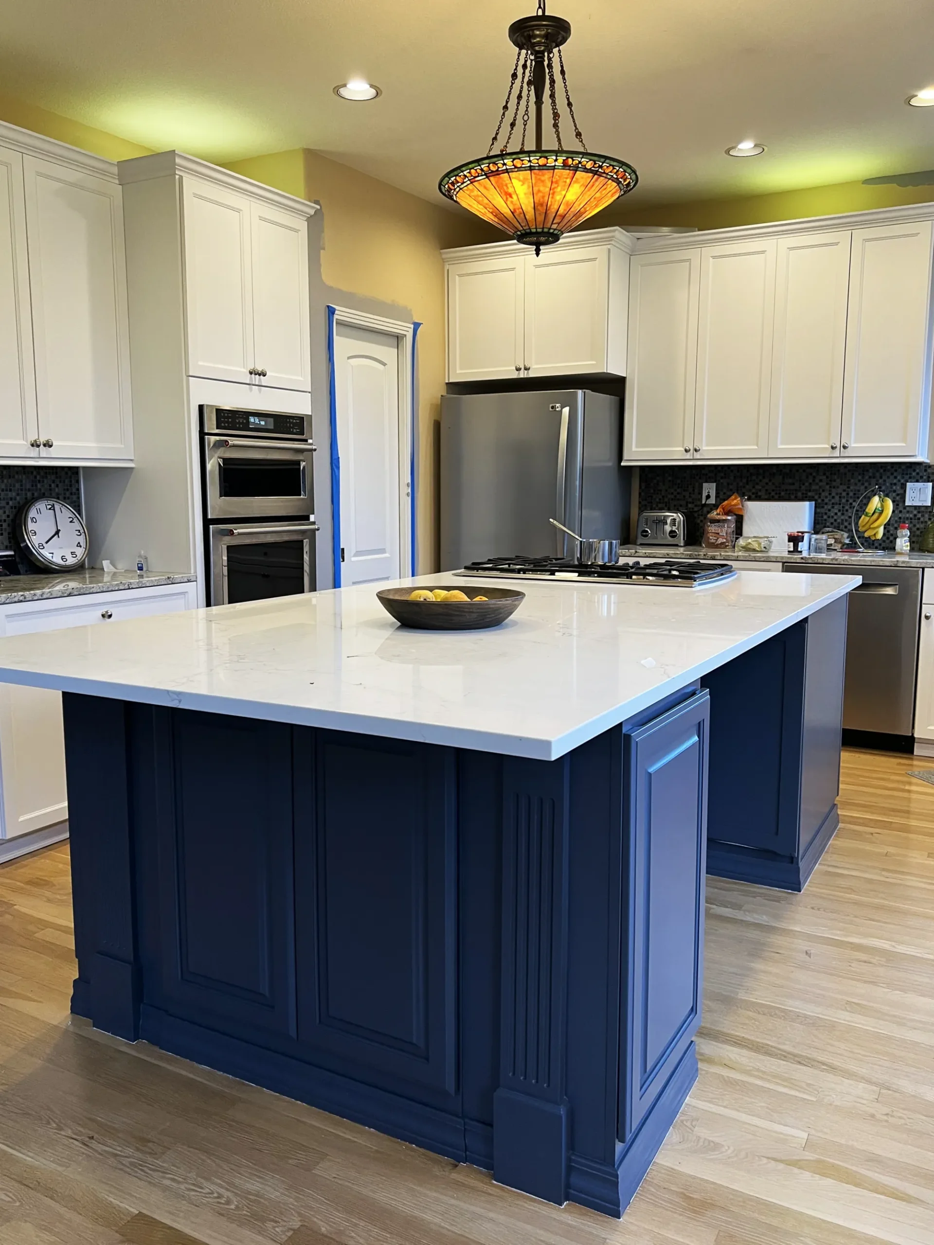 Kitchen remodeling project photographed for Santialb Construction