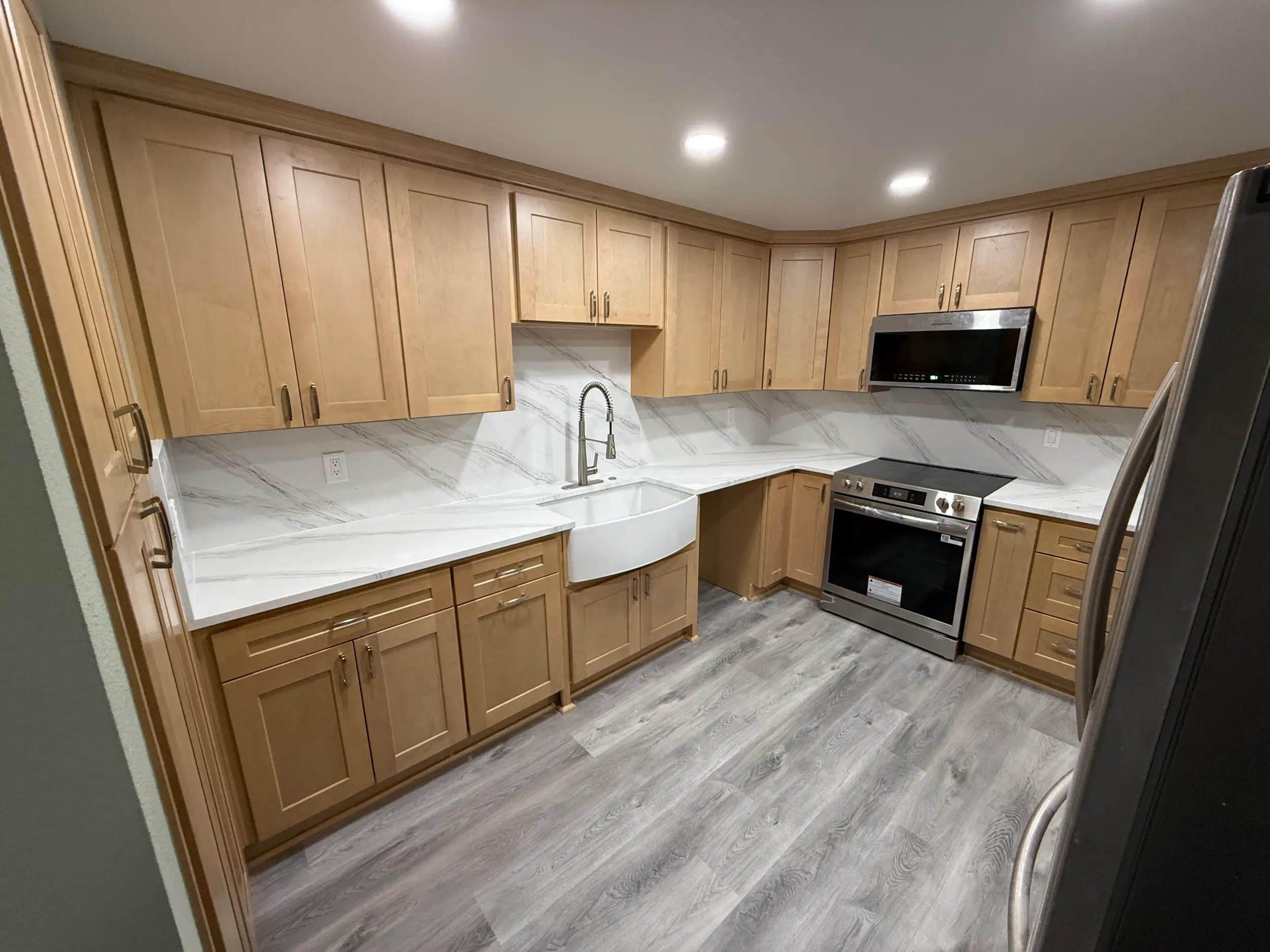 Residential remodeling project by Santialb Construction