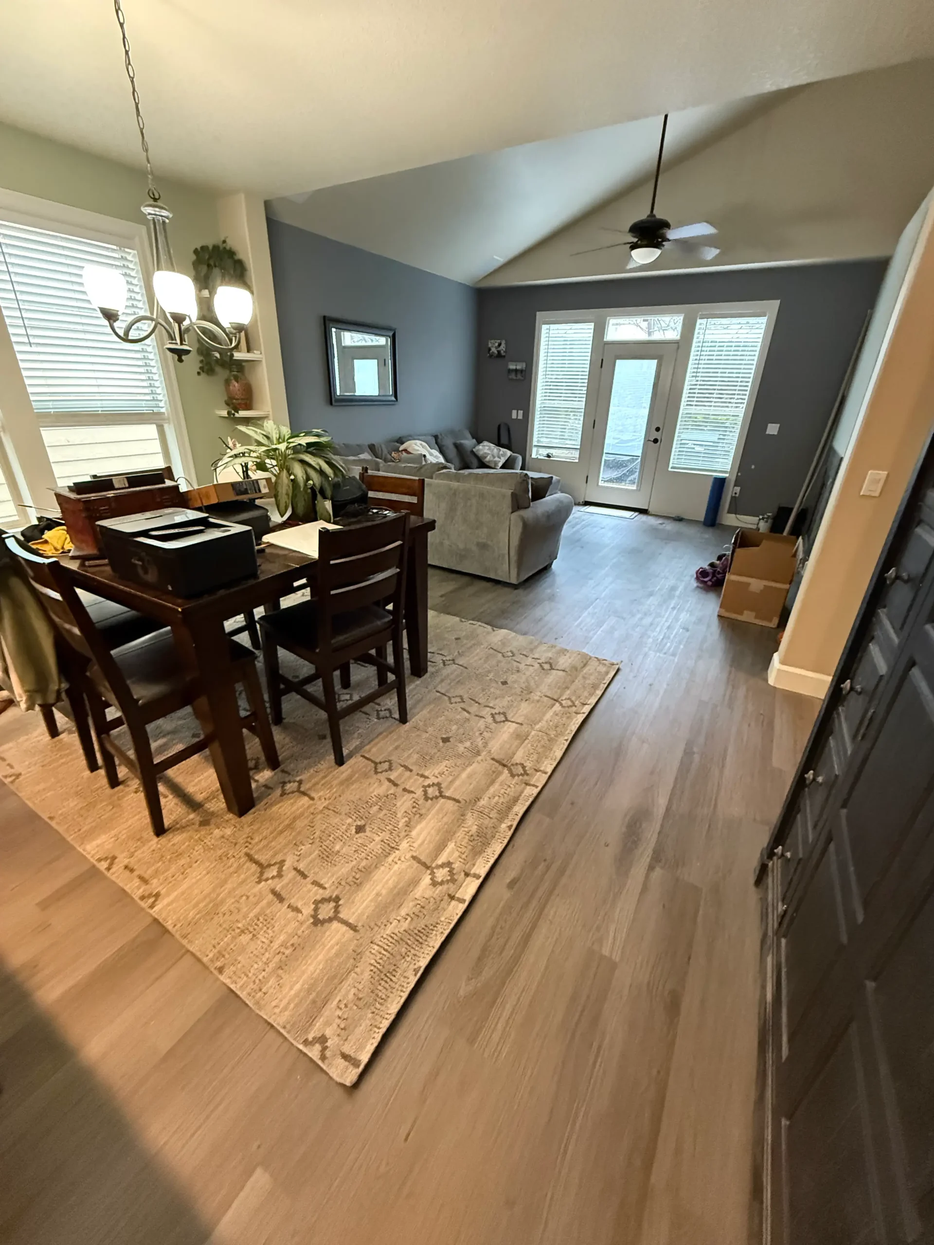 Renovated home with updated exterior and expanded living space