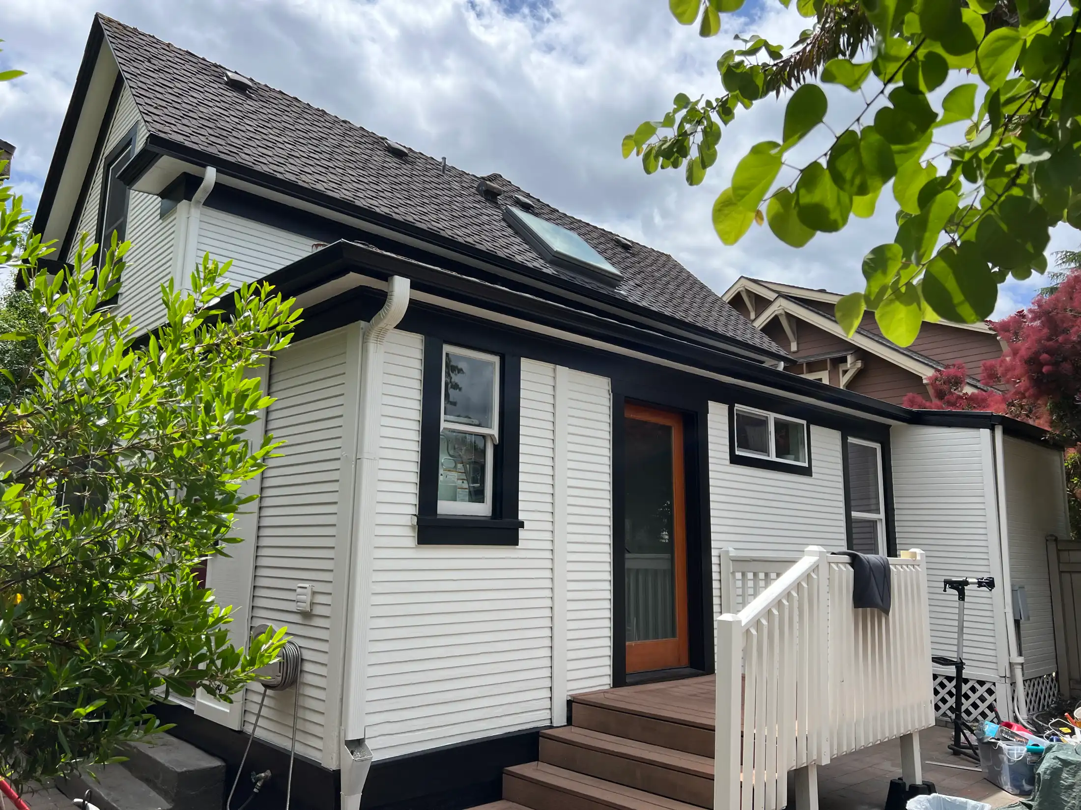 Residential interior and exterior painting work