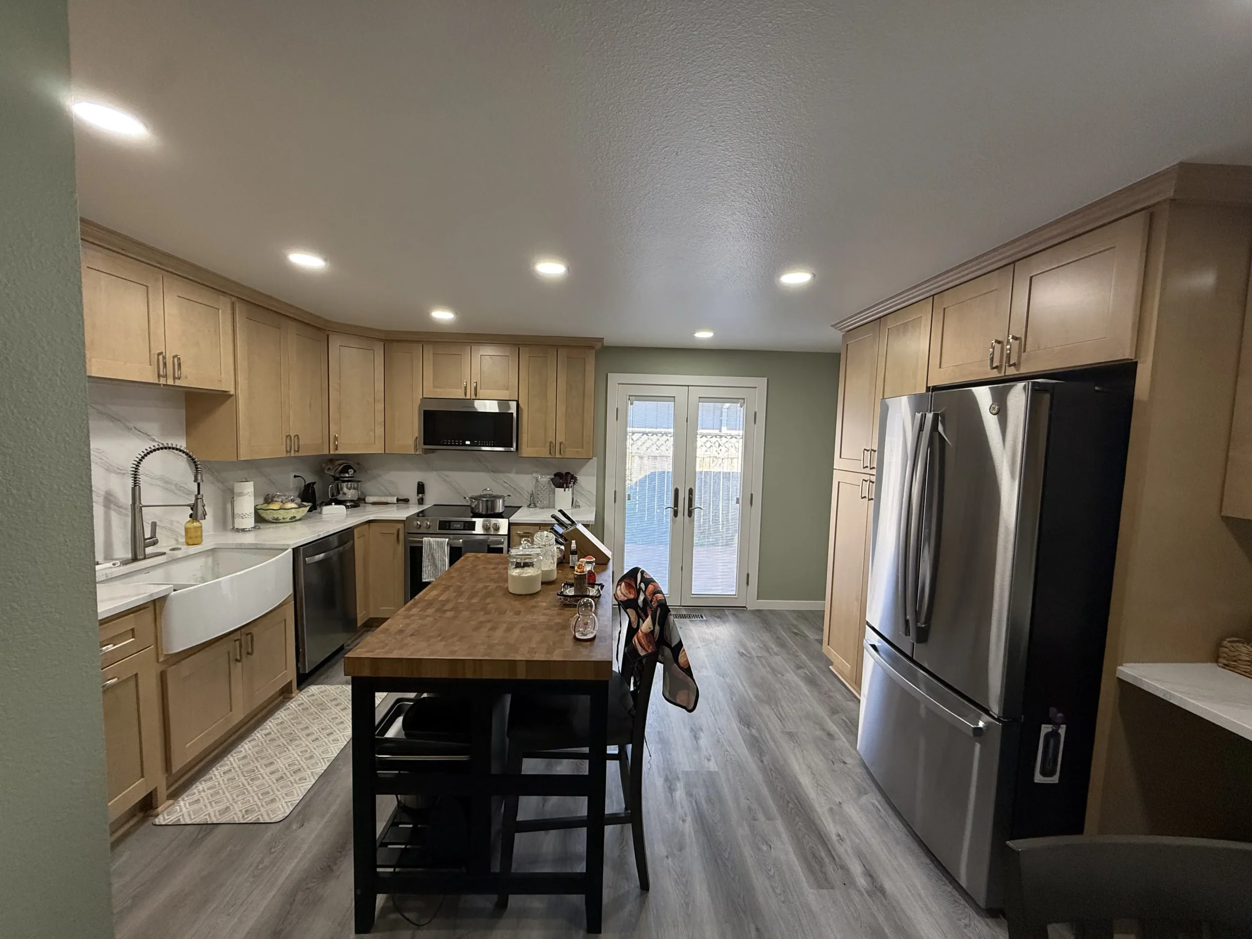 Residential kitchen remodeling project
